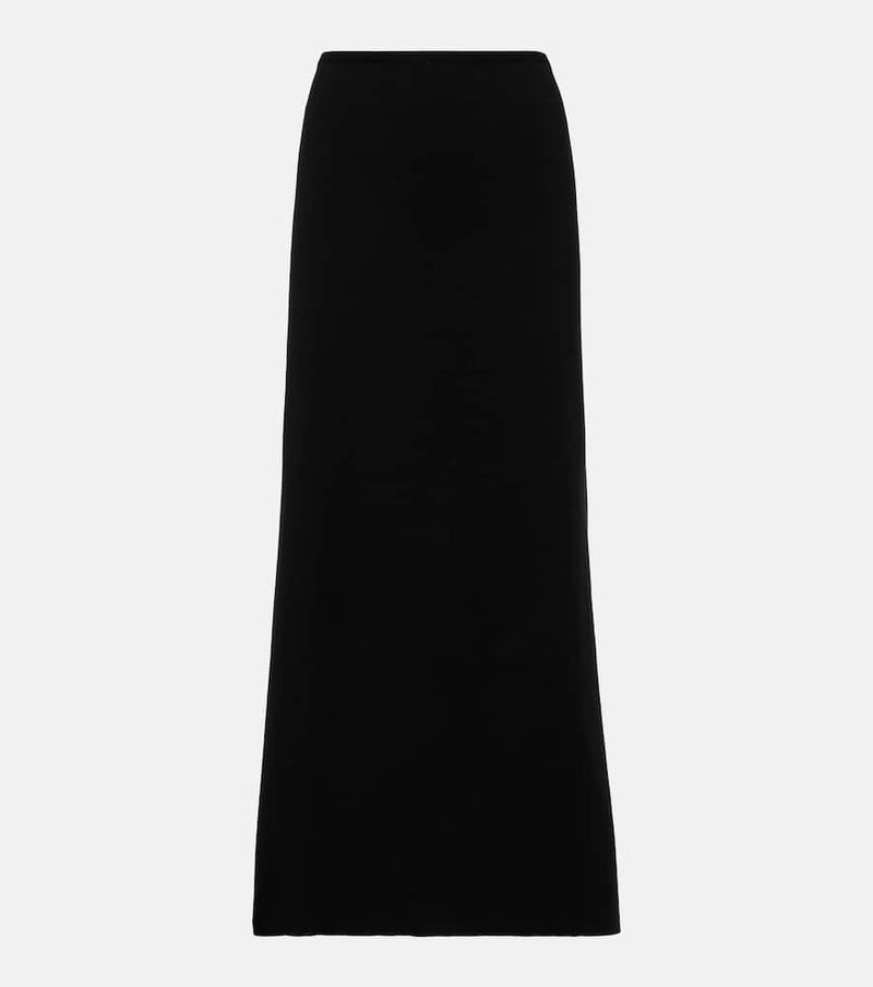 Fforme Isabella wool and cotton maxi skirt