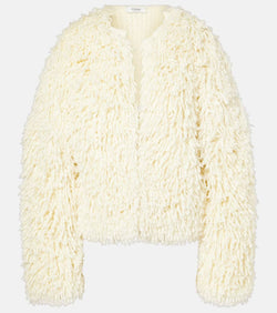 Fforme Van fringed wool-blend jacket