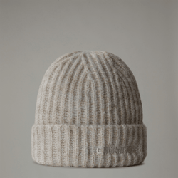 The North Face Fohair Cabin Beanie White Dune One Size male | LYBSTORE