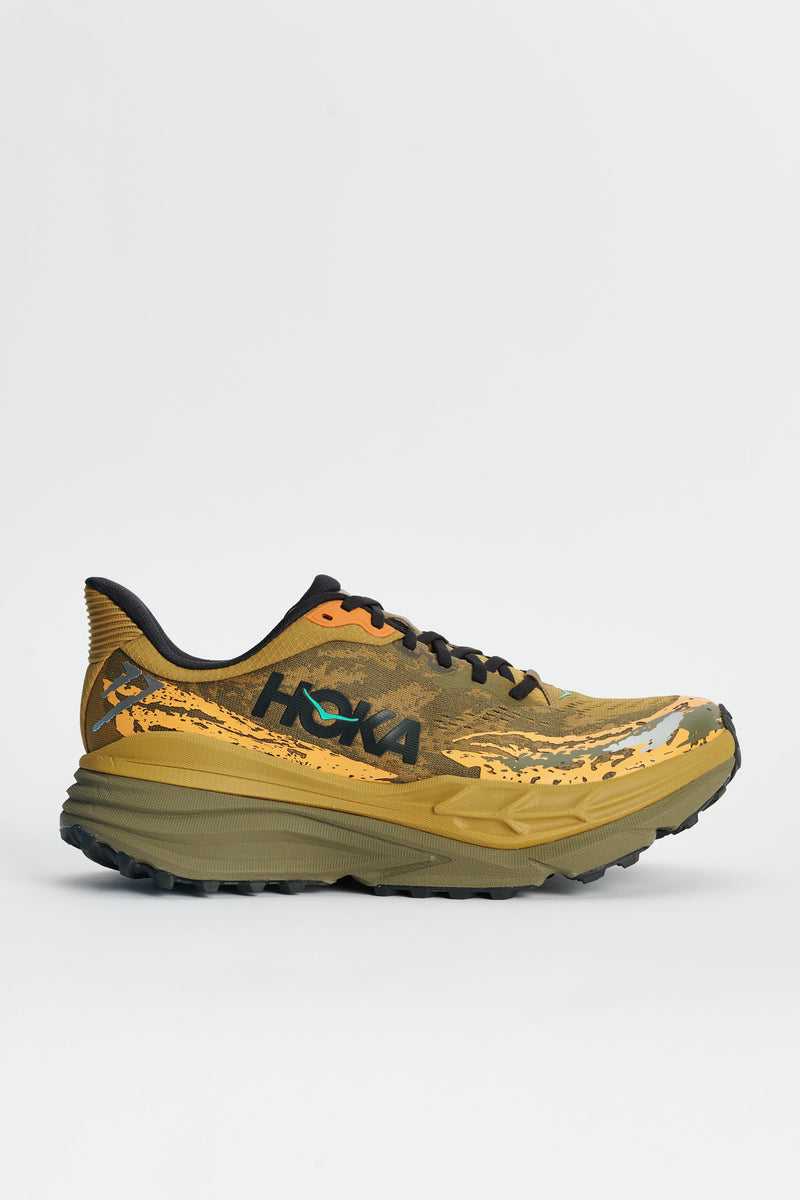 HOKA ONE ONE M Stinson 7 Honey Antique Olive Sneakers