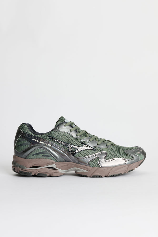 Mizuno Wave Rider 10 Agave Green  Black Sand - Sneakers