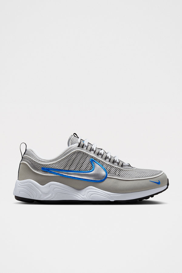 Nike Air Zoom Spiridon SP Metallic Silver  Signal Blue - Sneakers