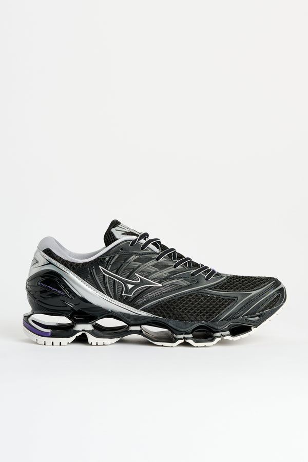 Mizuno Wave Prophecy LS Black  Silver - Sneakers