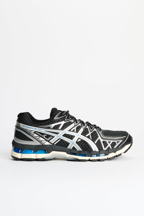 Asics Gel-Kayano 20 Black Pure Silver Sneakers