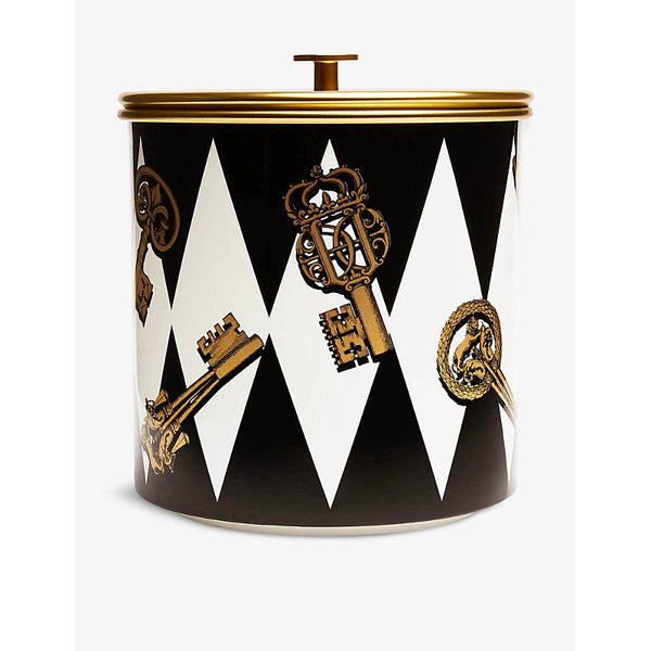 Fornasetti Chiavi oro e Rombi ice bucket | LYBSTORE