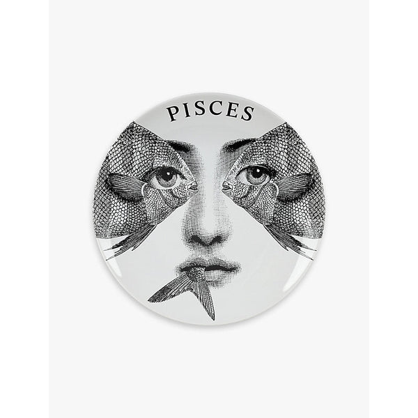 Fornasetti N.359 Pisces porcelain wall plate 26cm