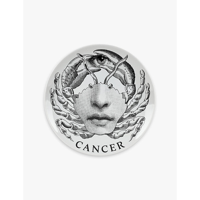 Fornasetti Tema e Variazioni no.351 Cancer porcelain wall plate 26cm