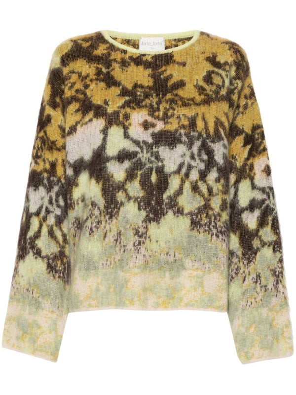 Forte Forte Bloom Mist Wool Blend Sweater