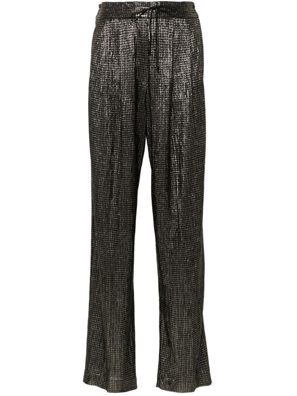 Forte Forte Pied De Poule Lamé Trousers