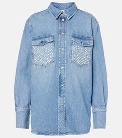 Frame Atelier embellished denim shirt