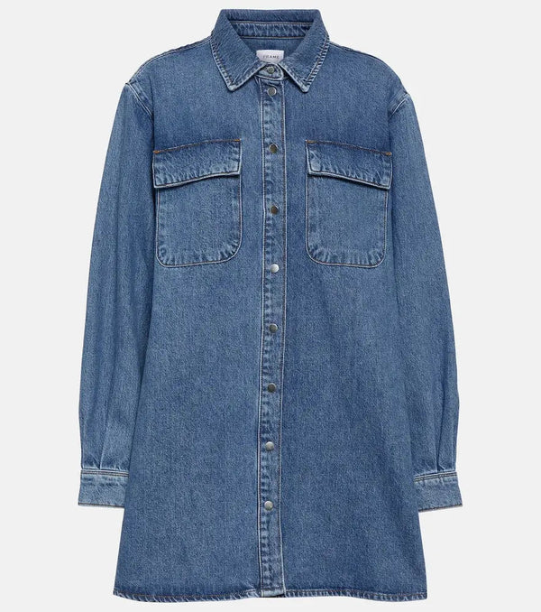 Frame Cotton denim shirt dress | LYBSTORE