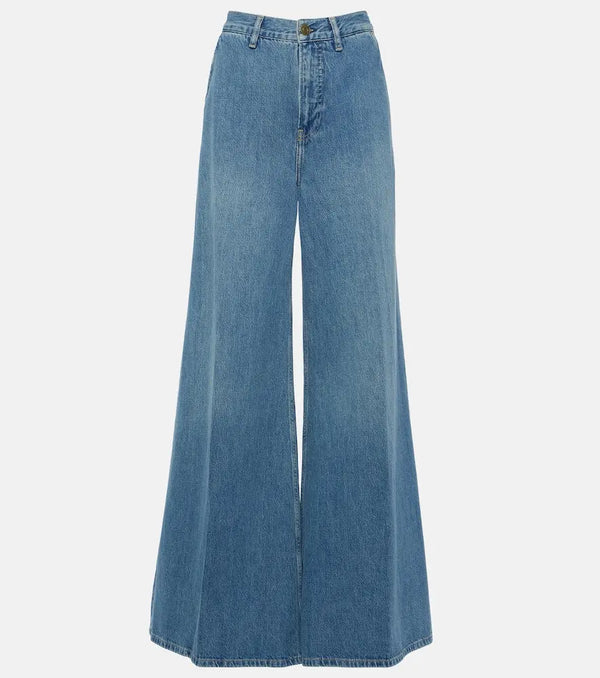 Frame Extra Wide Leg high-rise jeans | LYBSTORE