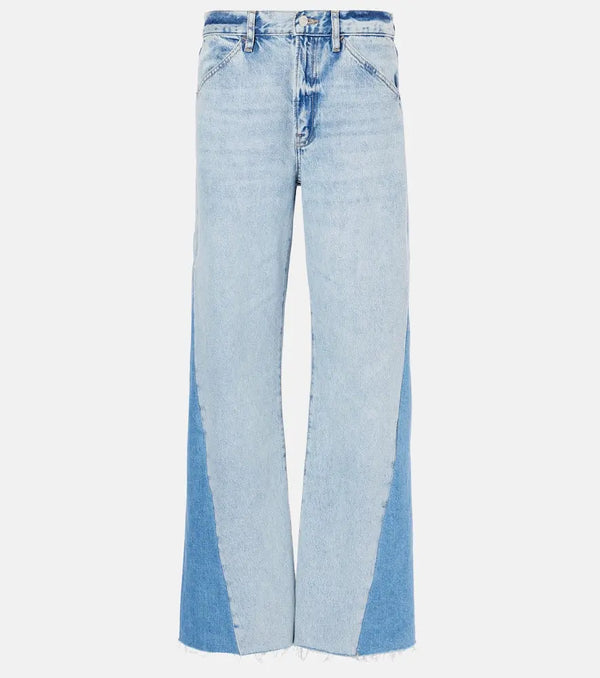 Frame Le Baggy Palazzo mid-rise wide-leg jeans | LYBSTORE