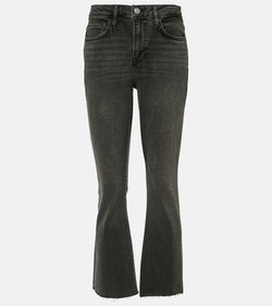 Frame Le Crop Mini Boot high-rise bootcut jeans