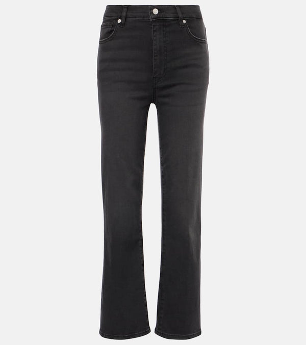 Frame Le Sleek high-rise straight jeans