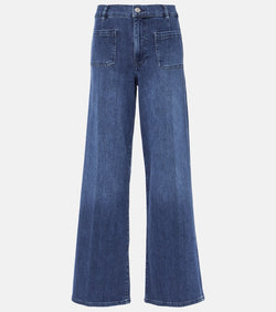 Frame Le Slim Palazzo high-rise wide-leg jeans