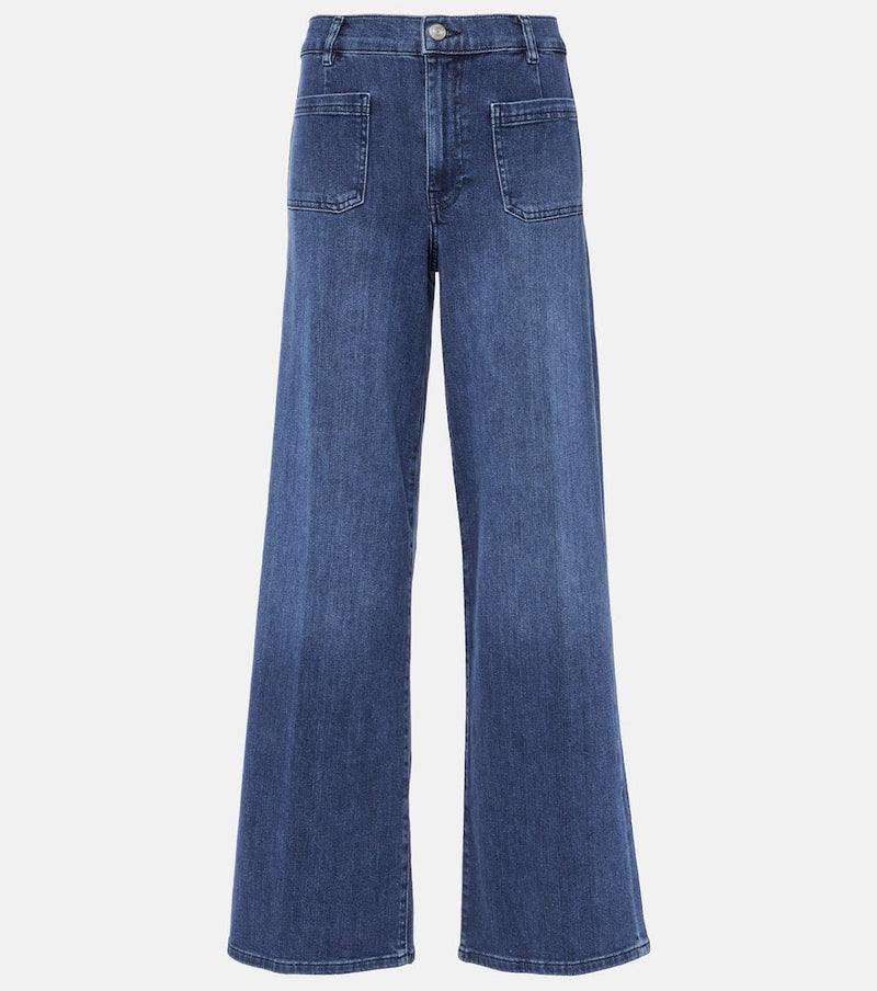 Frame Le Slim Palazzo high-rise wide-leg jeans