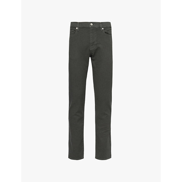 Mens Frame L'homme Slim five-pockets straight-leg slim-fit stretch-organic-denim blend jeans