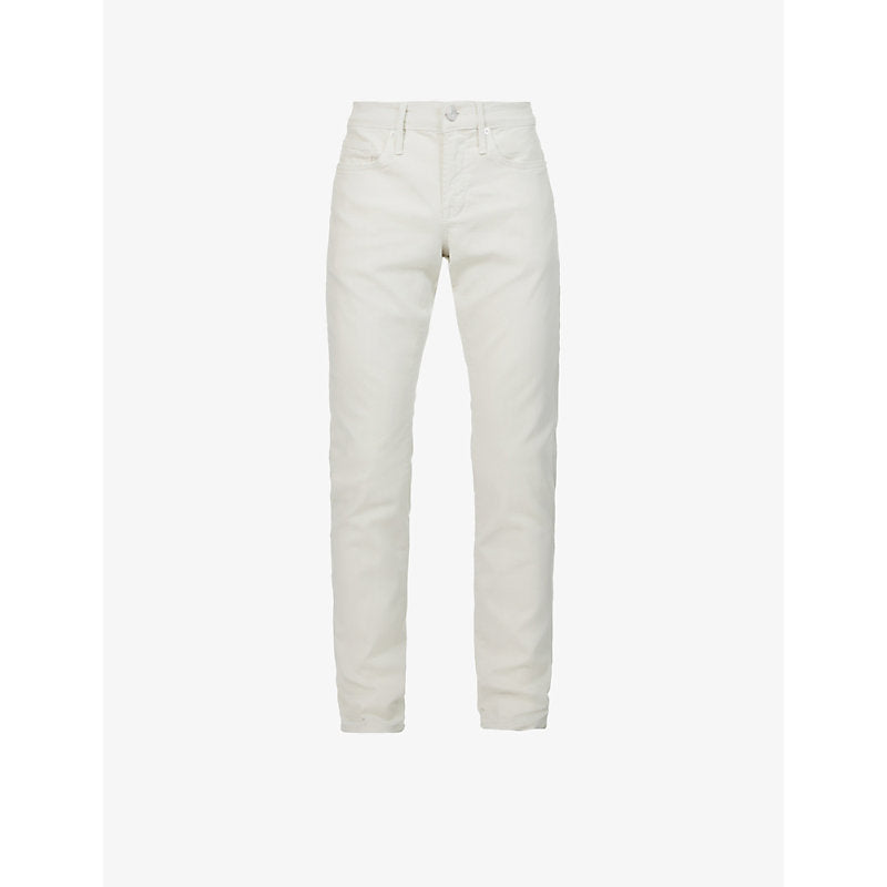 Frame L'homme slim-fit slim-leg stretch-woven trousers