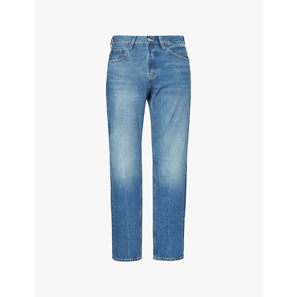 Frame The Straight regular-fit stretch-denim jeans