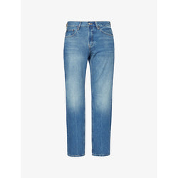 Mens Frame The Straight regular-fit stretch-denim jeans