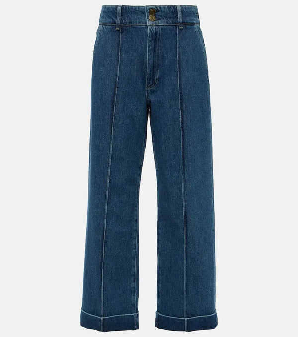 Frame '70s high-rise straight jeans | LYBSTORE