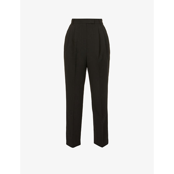 Womens Frankie Shop Bea high-rise tapered stretch-twill trousers