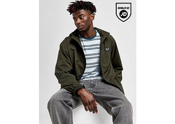 Fred Perry Badge Woven Jacket Green