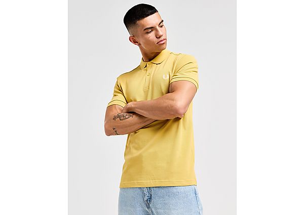 Fred Perry Core Short Sleeve Polo Shirt Yellow