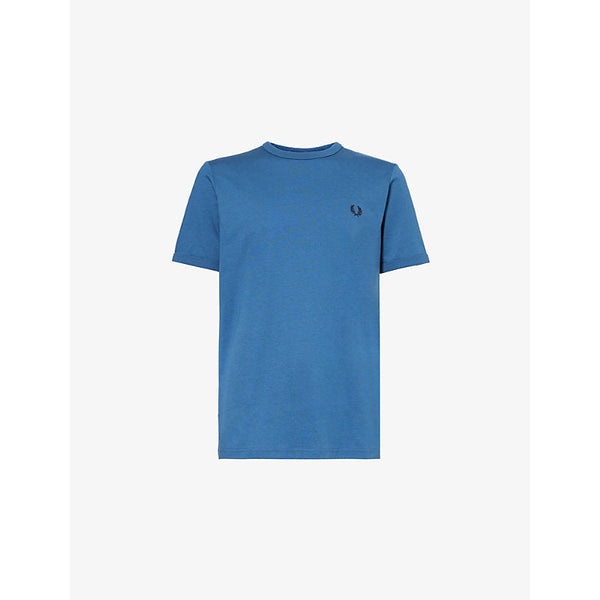 Fred Perry Ringer logo-embroidery cotton-jersey T-shirt