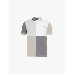 Fred Perry x Beams brand-embroidery regular-fit cotton-piqué polo shirt