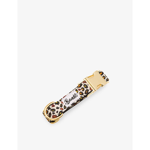 French Bandit Wild Wild Woof leopard woven dog collar | LYBSTORE