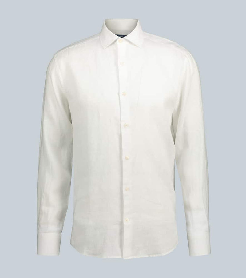 Frescobol Carioca Antonio long-sleeved linen shirt