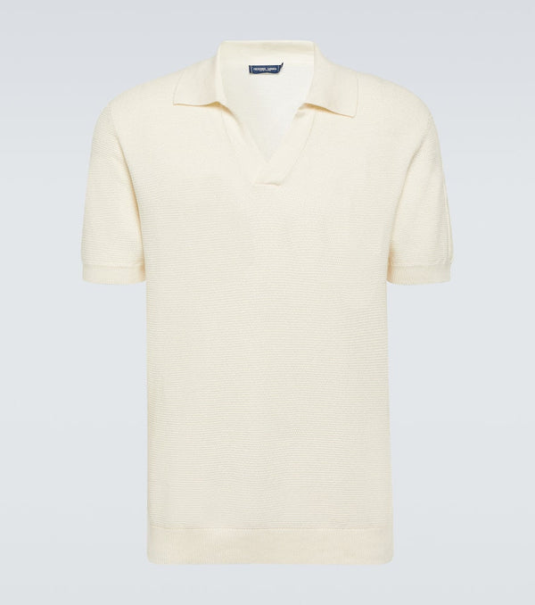 Frescobol Carioca Rino cotton and silk polo shirt