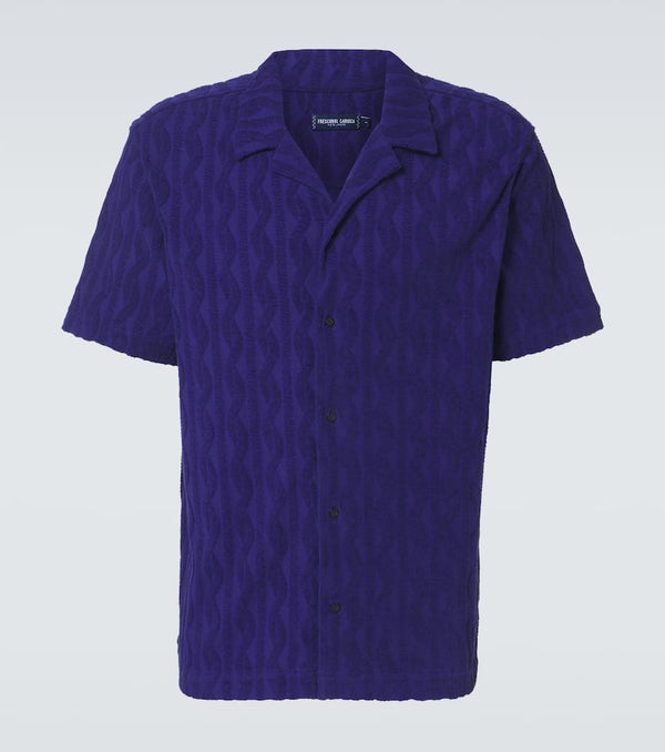 Frescobol Carioca Roberto cotton terry bowling shirt