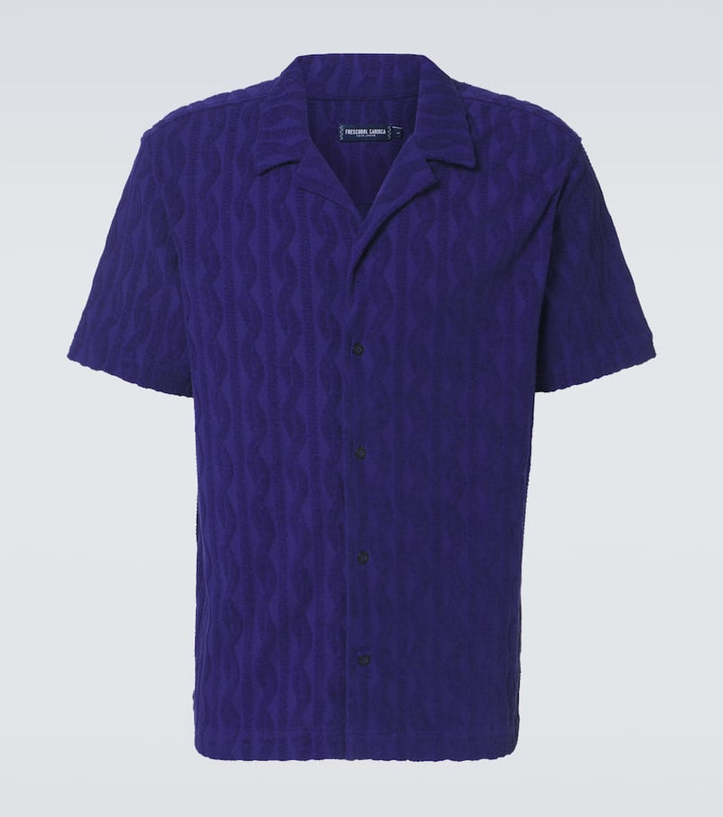 Frescobol Carioca Roberto cotton terry bowling shirt