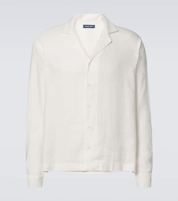 Frescobol Carioca Safra linen-blend shirt