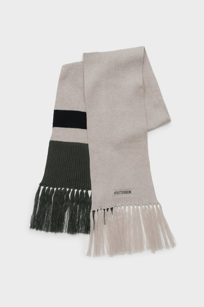 Stutterheim Fringe Scarf Light Sand