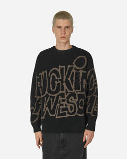 Fucking Awesome PBS Knit Sweater Black