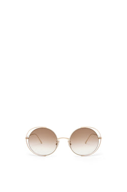 Cutout Round sunglasses