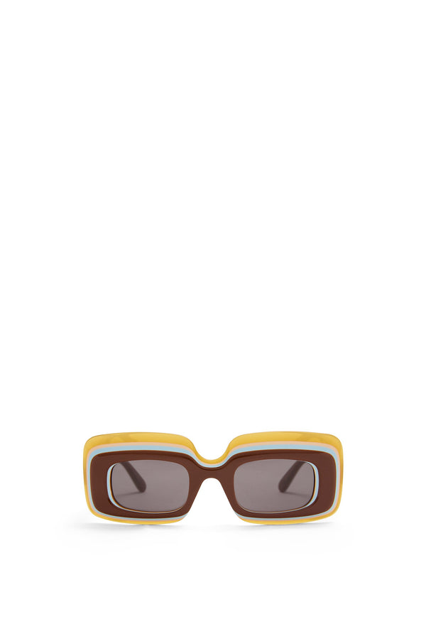 Multilayer Rectangular sunglasses