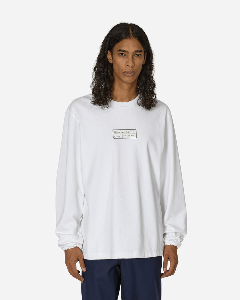 GR10K Incognito 8Oz Longsleeve T-Shirt White