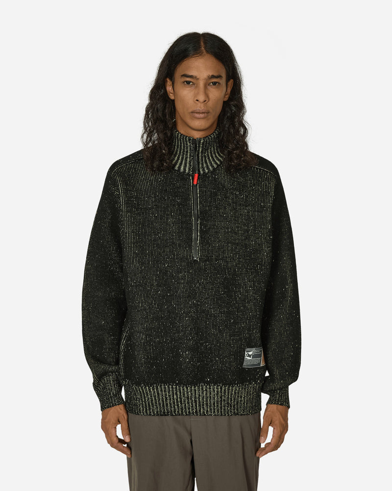 GR10K Aimless Aramidic High Neck Sweater Black