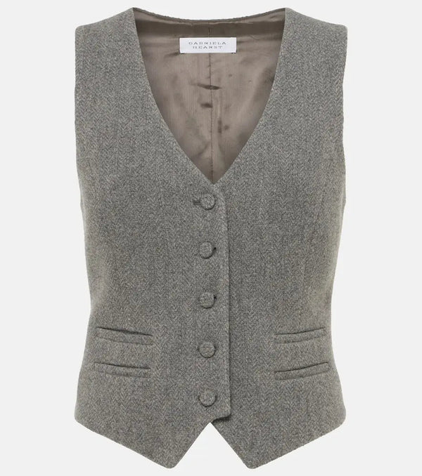 Gabriela Hearst Coleridge wool and cashmere vest | LYBSTORE