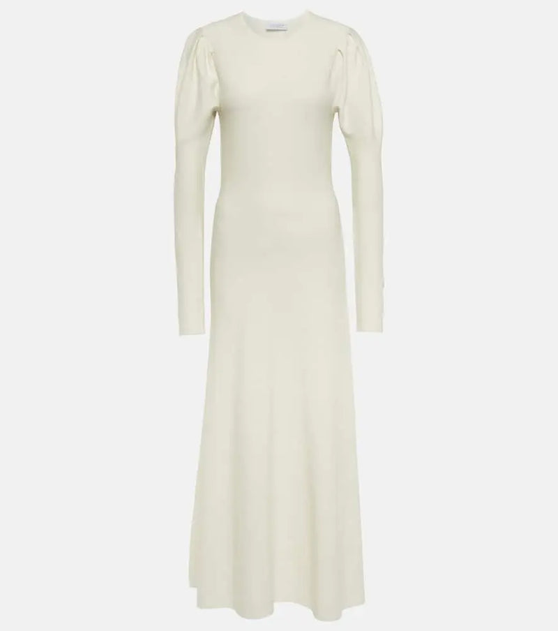 Gabriela Hearst Hannah wool and cashmere midi dress | LYBSTORE