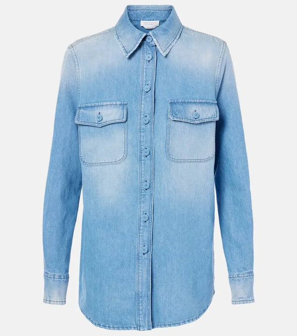 Gabriela Hearst John Austin denim shirt | LYBSTORE