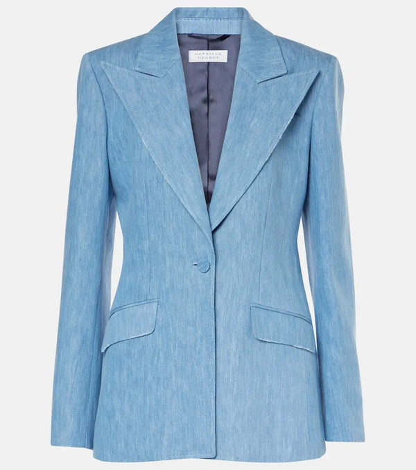 Gabriela Hearst Leiva denim blazer