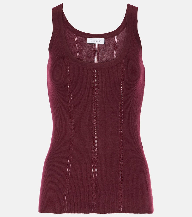 Gabriela Hearst Lucy knitted wool tank top