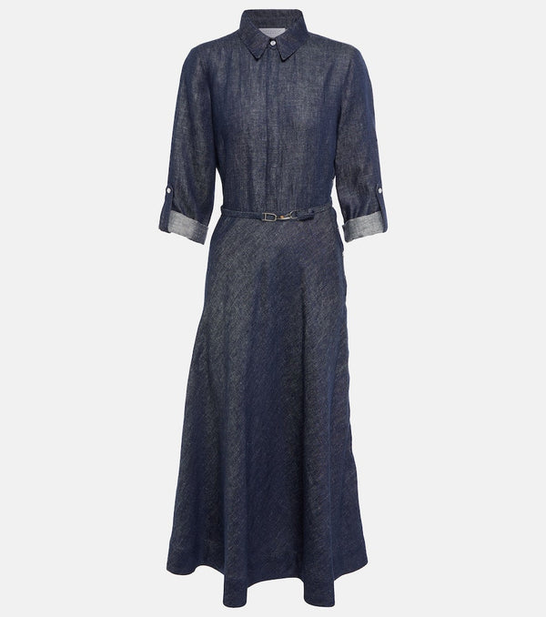 Gabriela Hearst Marley denim midi dress