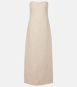 Gabriela Hearst Opus wool and silk midi dress | LYBSTORE